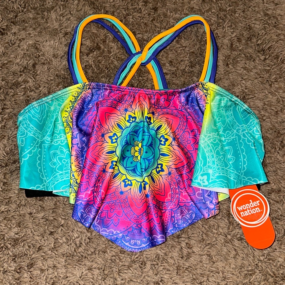 🦄3 FOR $15! Wonder nation bikini top